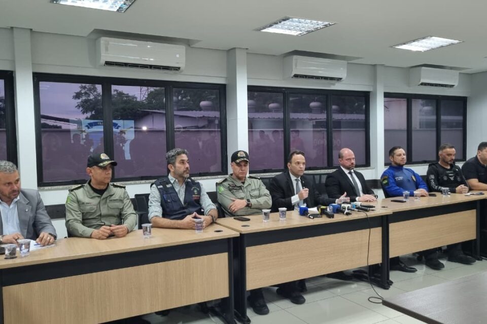 Imagem da coletiva de imprensa