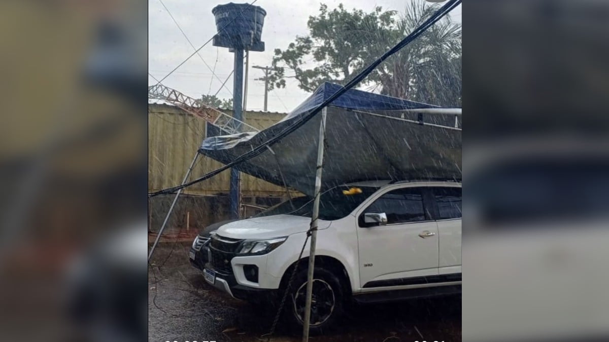 Temporal danifica base da PRF em Uruaçu