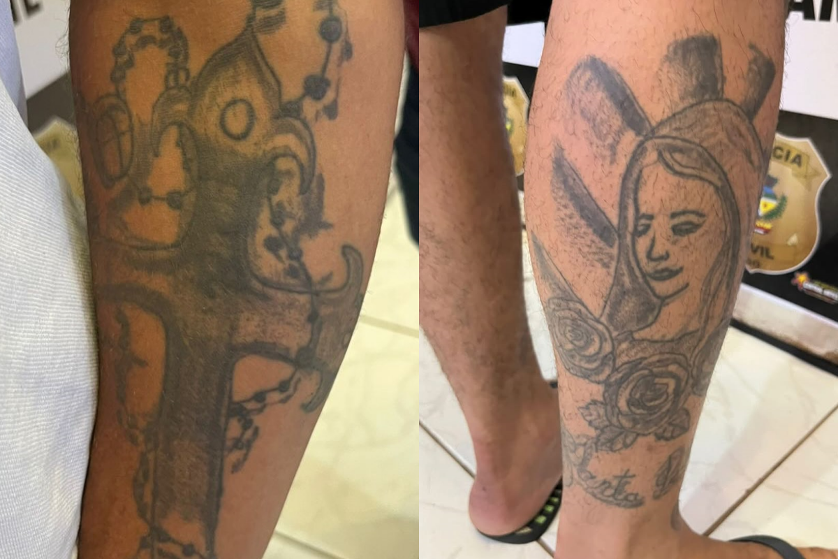 Imagem das tatuagens