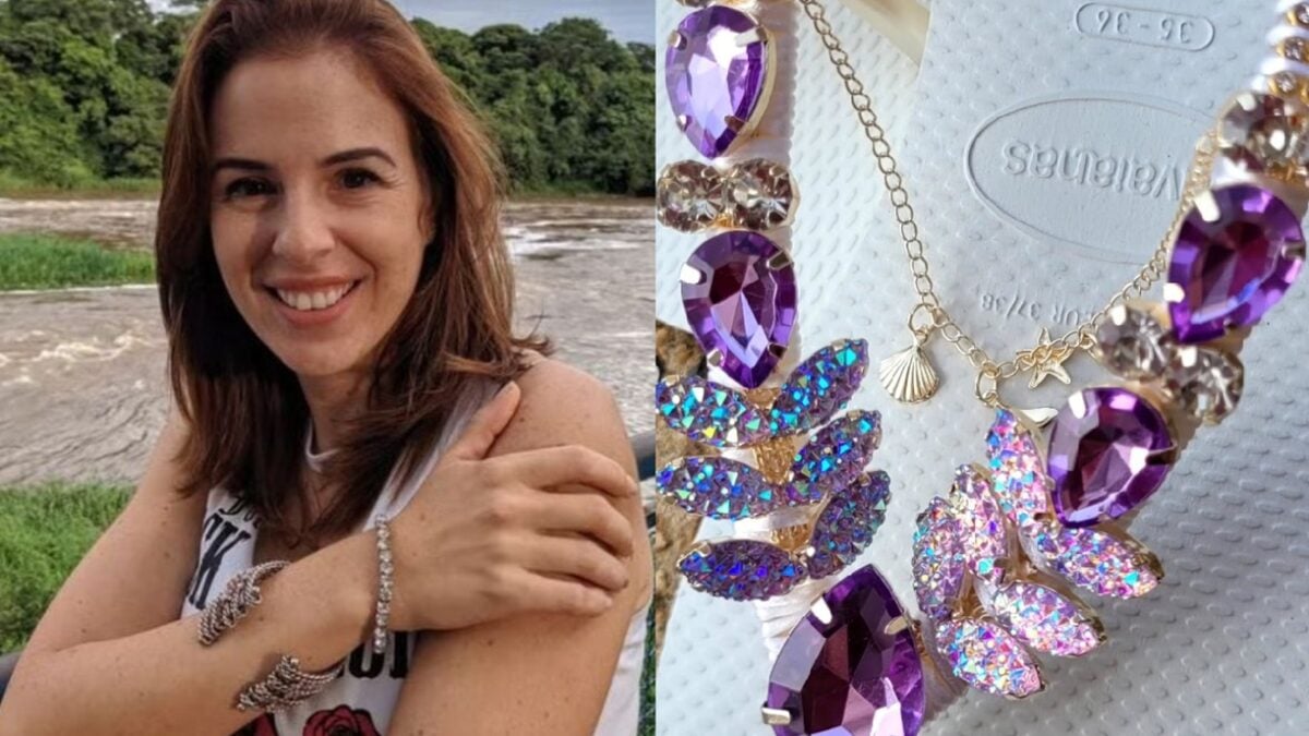 Suzane von Richthofen aproveita Tremembé reativa loja virtual e lança produtos Chinelos decorados Su Entre Linhas entre R$ 150 e R$ 180