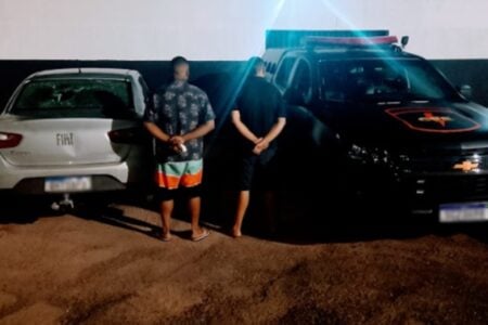Dupla é presa após invadir chácara e espancar pai e filho por dívida de R$ 500 em Aparecida de Goiânia
