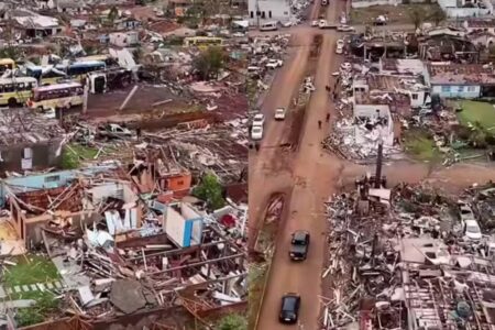 Cerca de 10 mil pessoas foram afetadas Tornado deixa seis mortos e mais de 400 feridos no Paraná óbitos uma desaparecida
