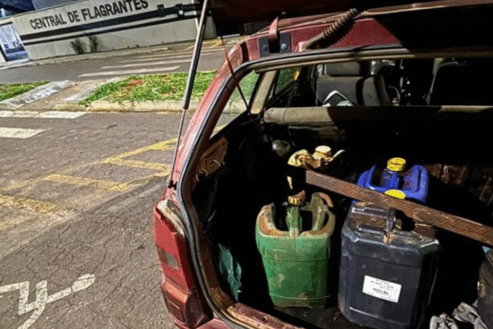 Homem é preso suspeito de furtar 80 litros de combustível no aterro sanitário de Goiânia