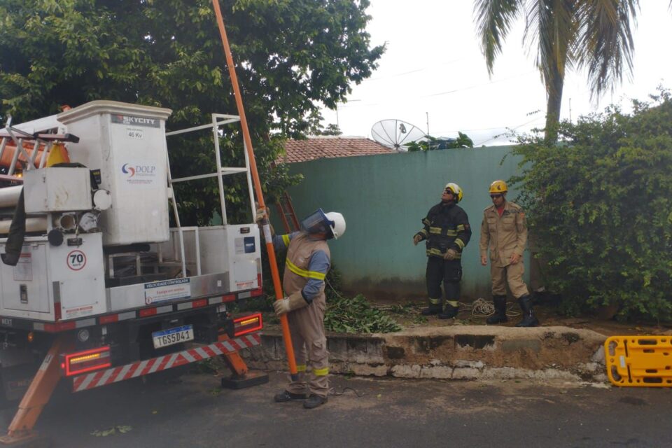 Imagem do momento do resgate