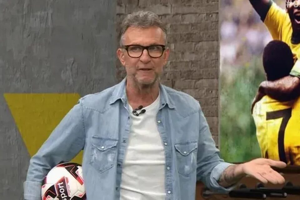 Neto durante programa na Band