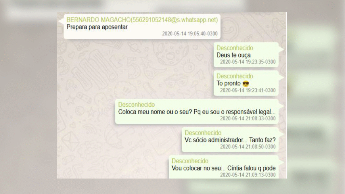 ‘Prepara para aposentar’: irmãos denunciados em Formosa tinham expectativa alta com suposto esquema de corrupção (Foto: Reprodução)