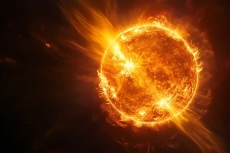 Erupção solar mais forte do ano provoca apagão de rádio e pode afetar satélites nuvem de partículas atinja o planeta tempestade geomagnética