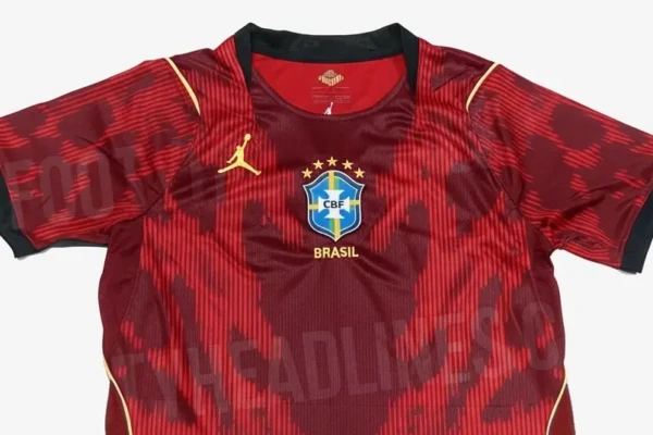 camisa vermelha - seleção brasileira