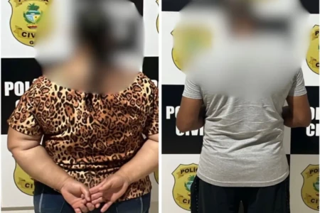 Doméstica e marido são presos por desviar R$ 360 mil da patroa idosa em Inhumas (Foto: Polícia Civil)