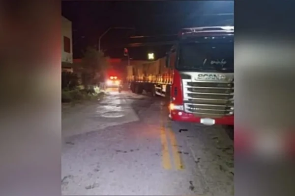 Imagem do local do acidente