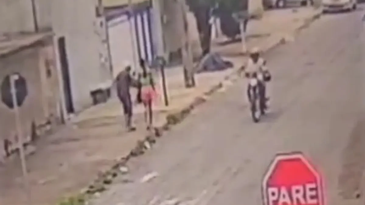 Imagem das câmeras de segurança