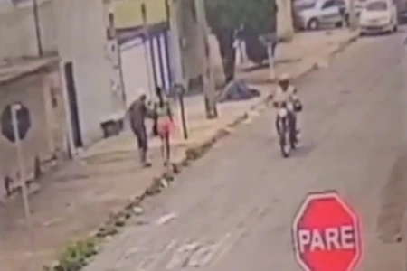 Imagem das câmeras de segurança