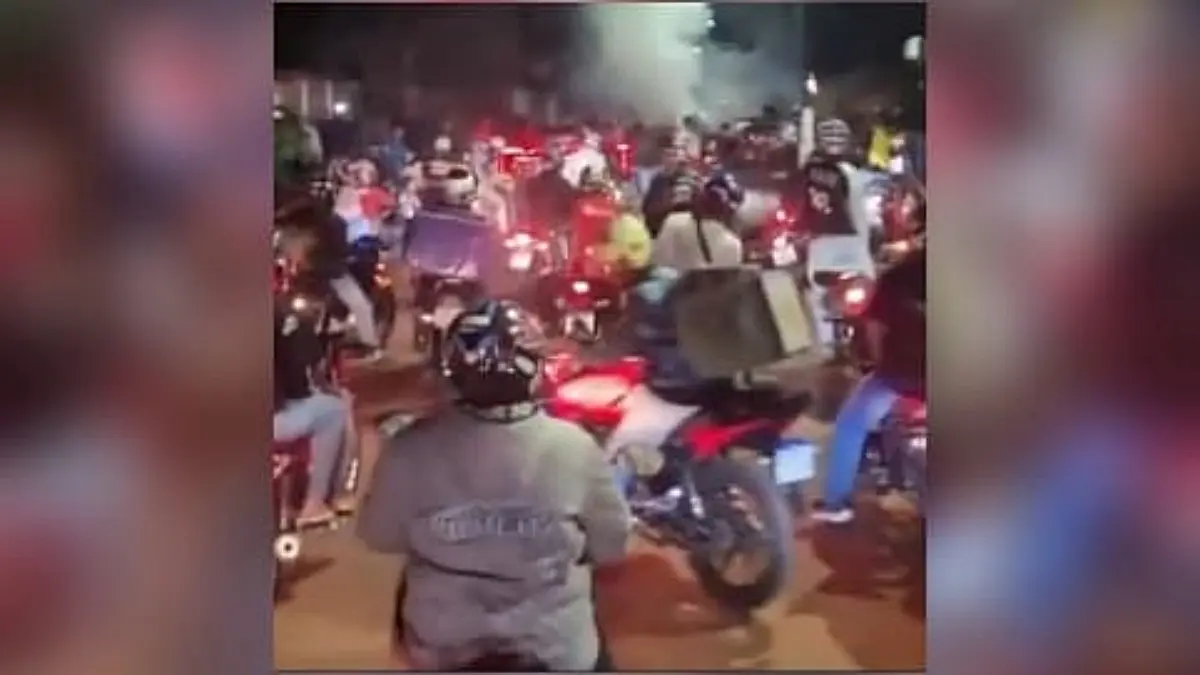 Imagem no local da homenagem