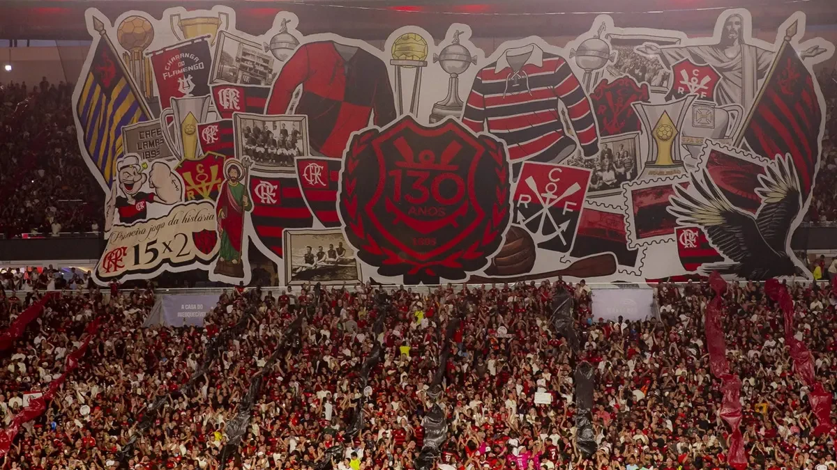 Torcida do Flamengo em jogo no Brasileirão