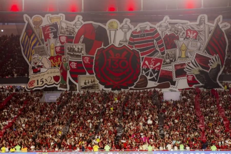 Torcida do Flamengo em jogo no Brasileirão
