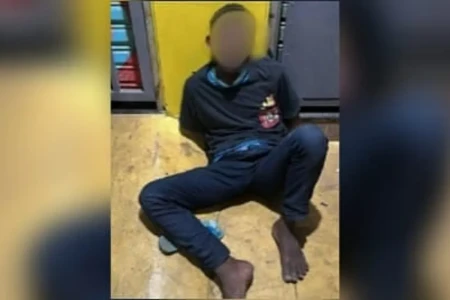 Imagem do home preso