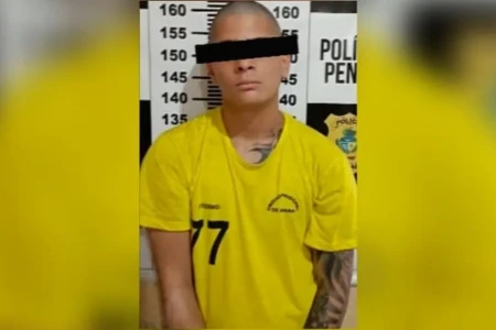 Imagem do suspeito morto em confronto