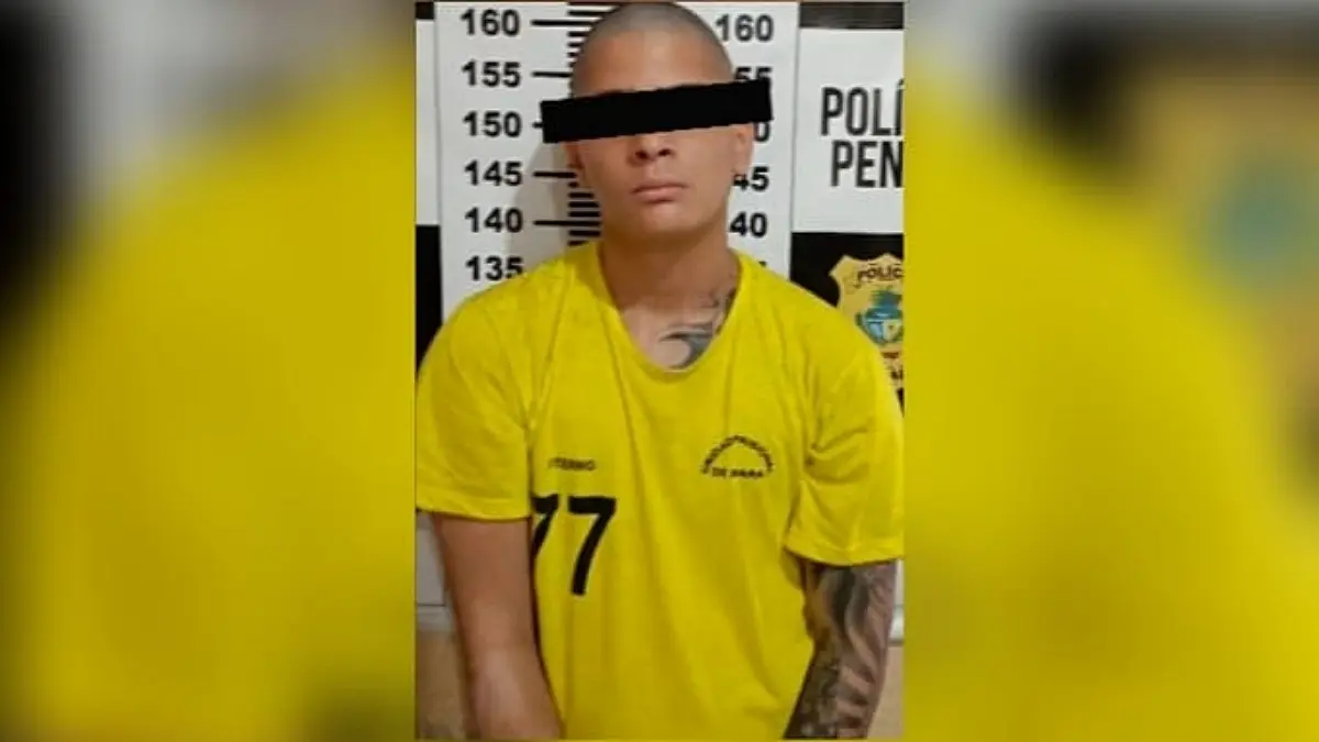 Imagem do suspeito morto em confronto