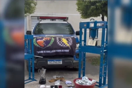 PM encontra laboratório de drogas no setor Novo Mundo, em Goiânia