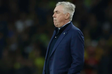 Carlo Ancelotti, treinador da seleção brasileira
