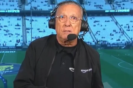 Galvão Bueno em transmissão do Brasileirão