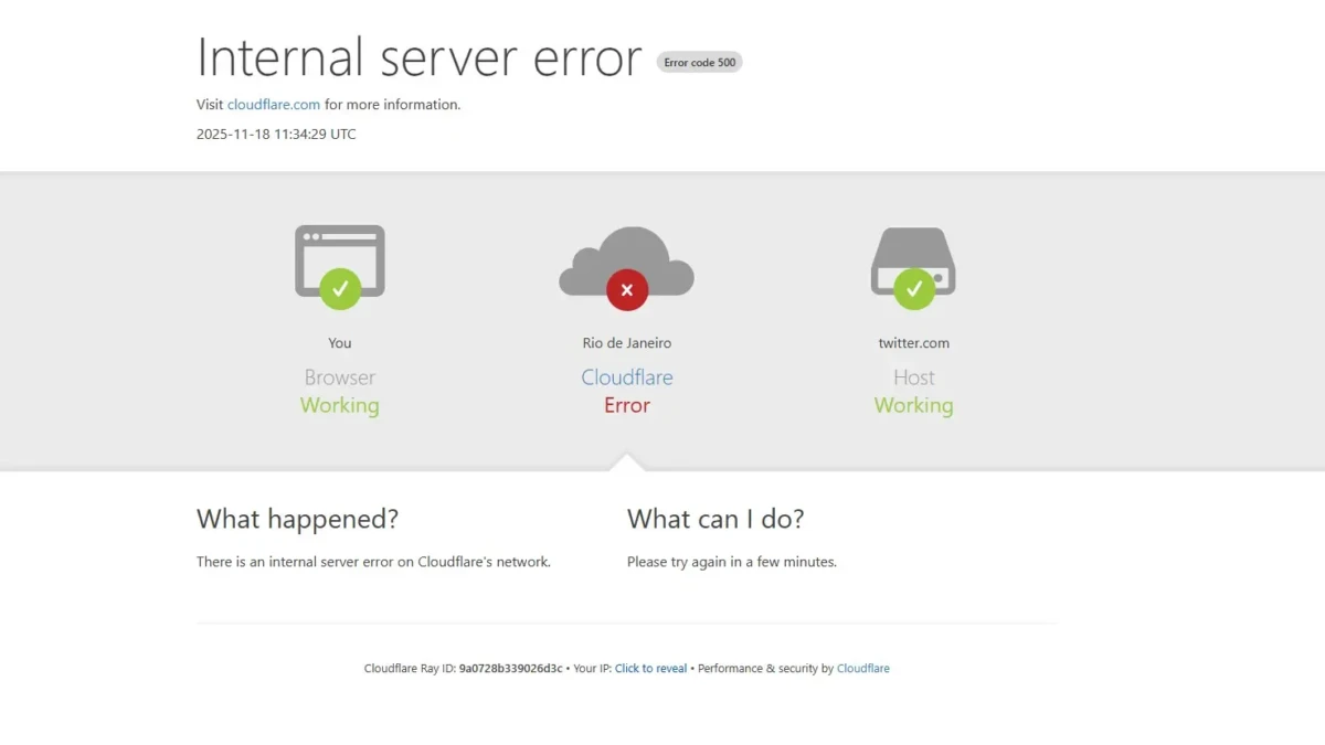 Sites estão fora do ar? Amazon, ChatGPT, rede X e outras plataformas apresentam instabilidade, relatam usuários