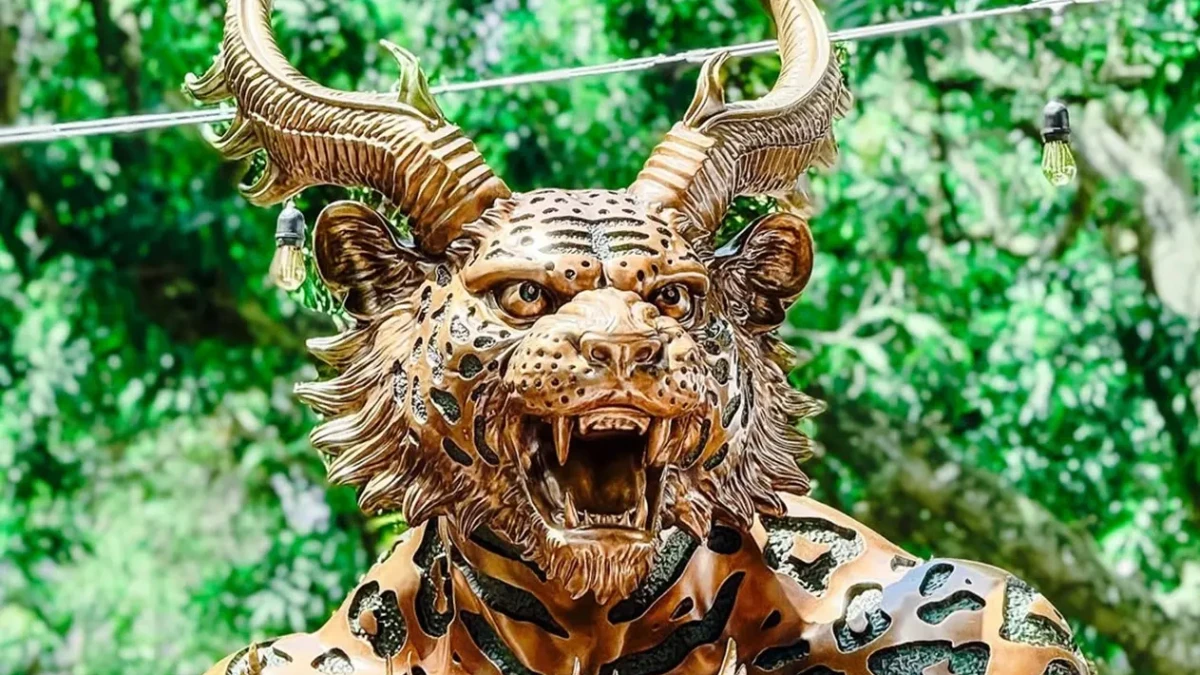 Escultura dragão onça China entrega presente ao Brasil na COP30 e gera polêmica entre evangélicos assinada pela artista Hung Jian