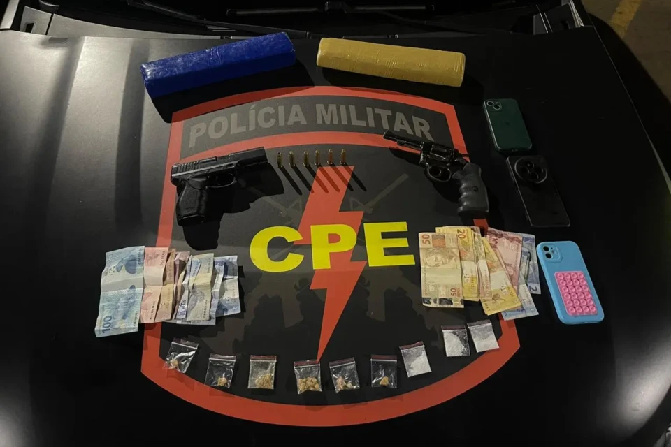 Imagem dos itens apreendidos