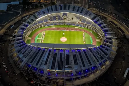 Estádio Mangueirão, em Belém, que irá receber a partida entre Remo e Goiás