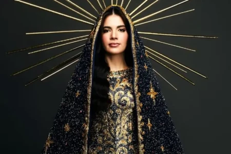 Piauense contou porque escolheu figura religiosa Miss Universo 2025: brasileira desfila de Nossa Senhora Aparecida; vídeo