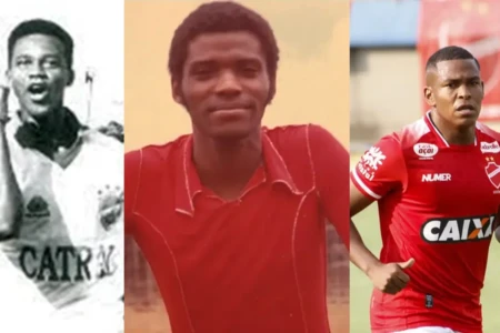 Bé, Guilherme e Alan Mineiro, ídolos do Vila Nova