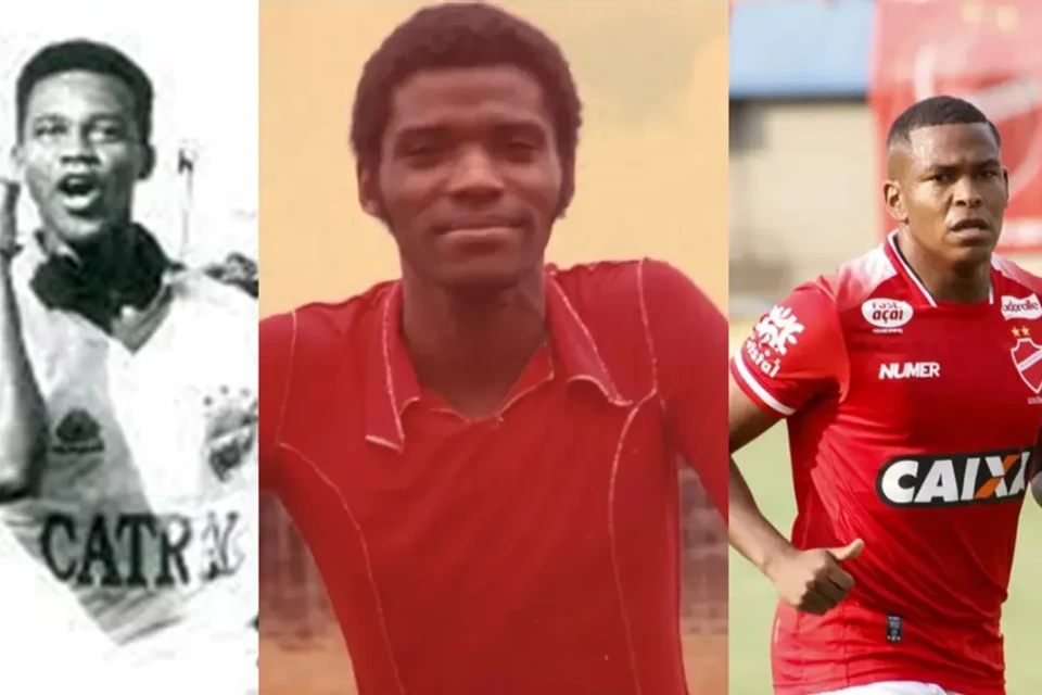 Bé, Guilherme e Alan Mineiro, ídolos do Vila Nova
