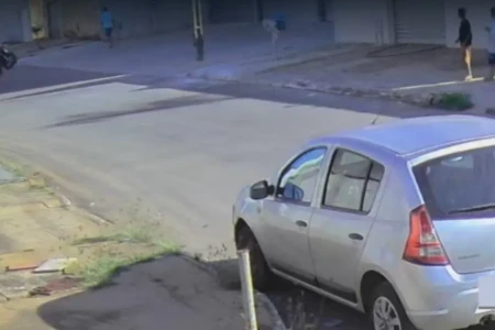 Imagem da câmera de segurança