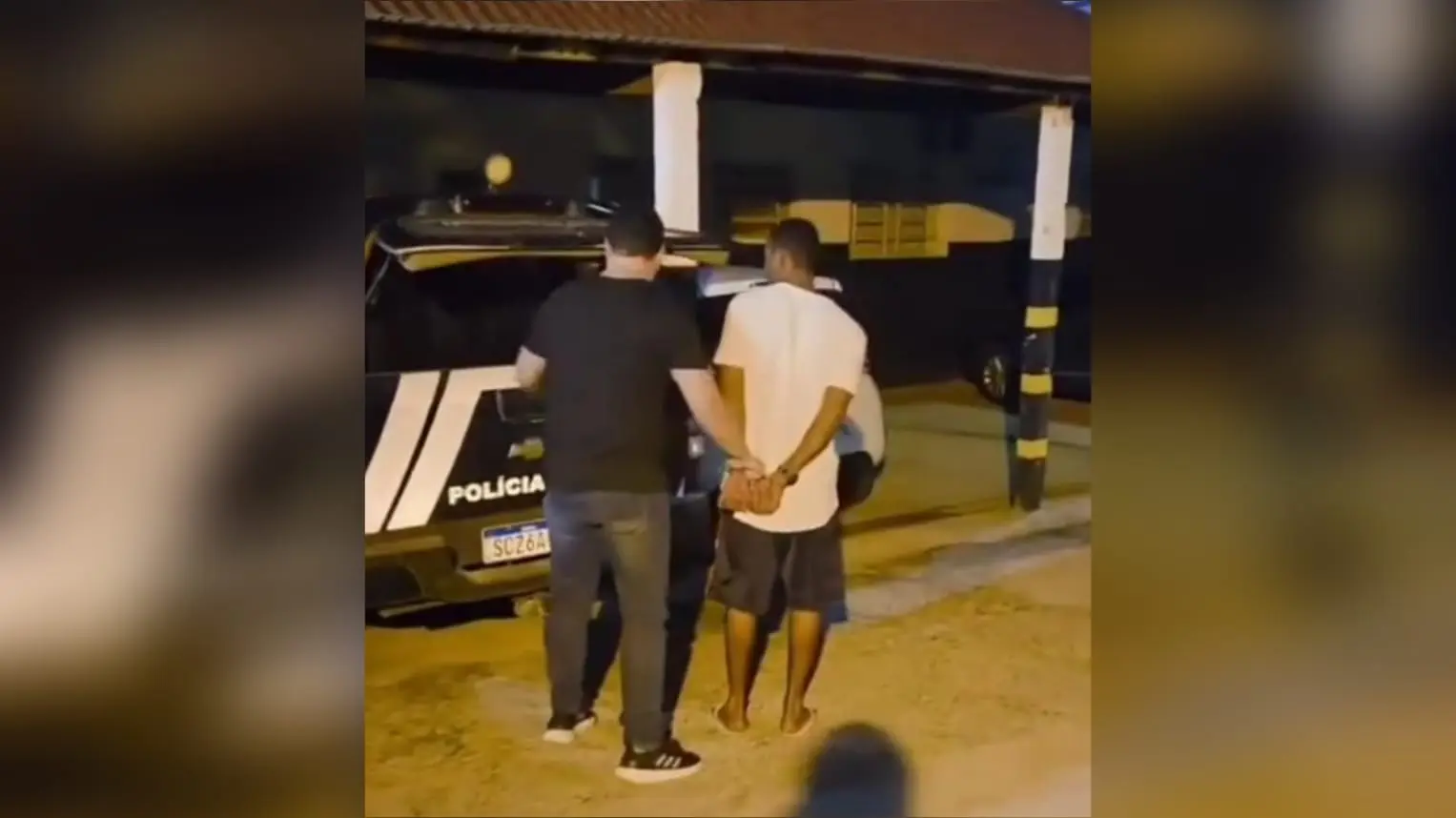 Imagem do homem preso