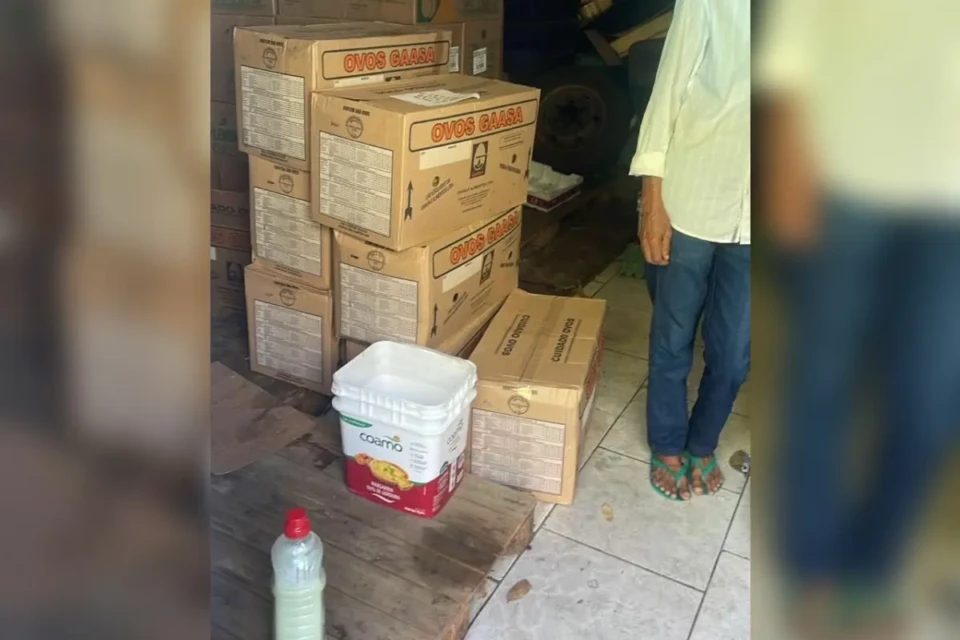 ovos x depositos x caixas