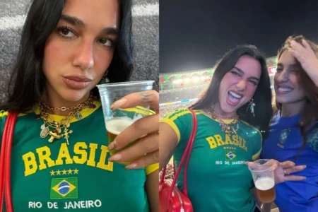 Dua Lipa se despede do Brasil com álbum no Instagram
