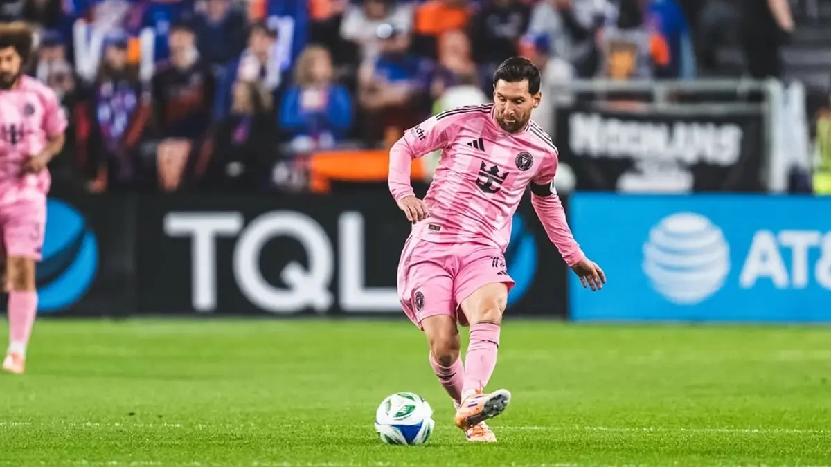 Messi em partida do Inter Miami na MLS