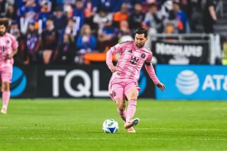 Messi em partida do Inter Miami na MLS