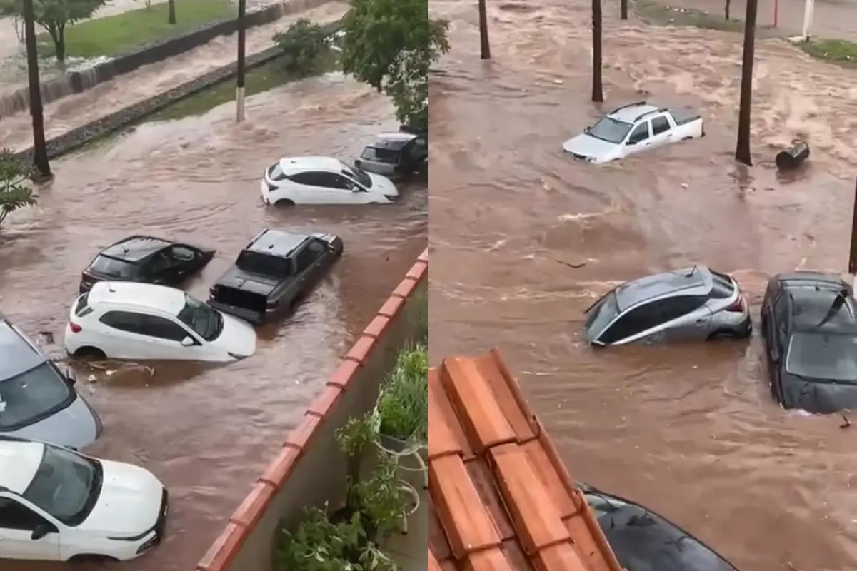 Imagem do alagamento