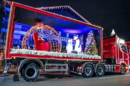 Caravana de Natal da Coca-Cola chega a Goiânia neste domingo (30)