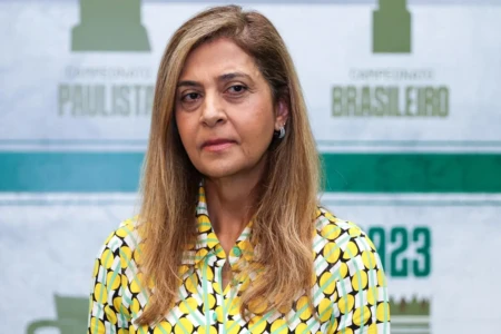 Leila Pereira, presidente do Palmeiras