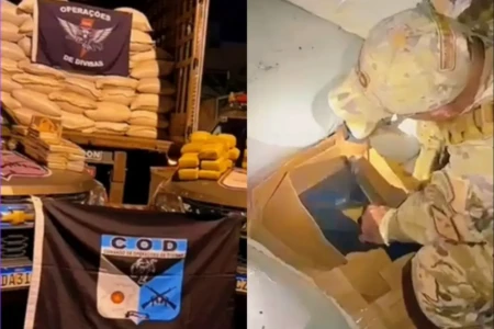 Imagem das apreensões