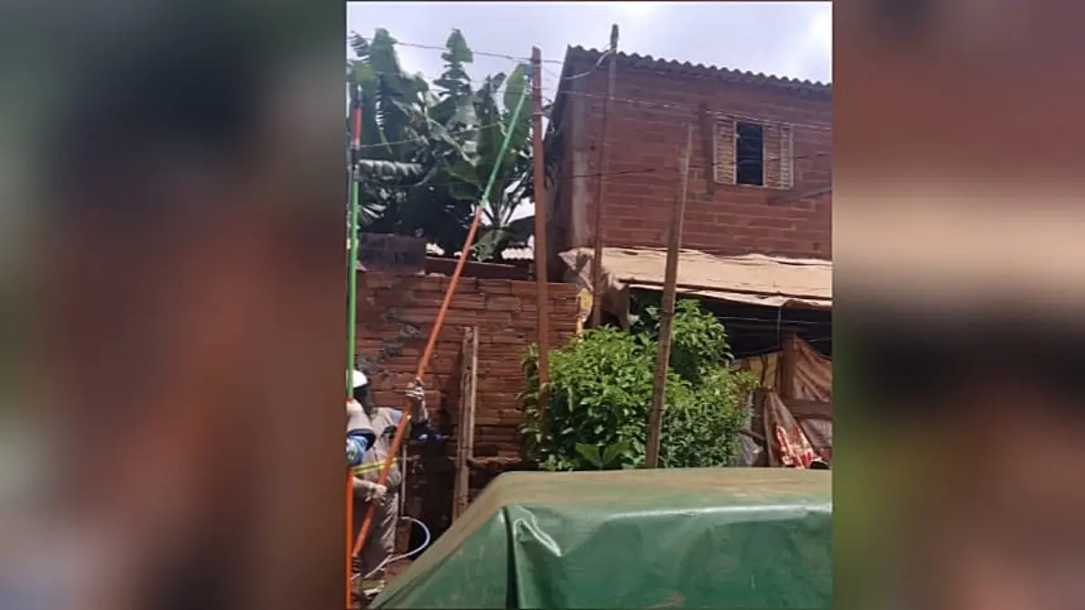 Imagem da rua onde aconteciam os furtos