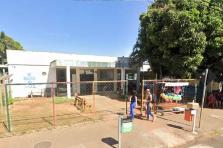 Imagem mostra fachada do CAIS de Campinas, em Goiânia