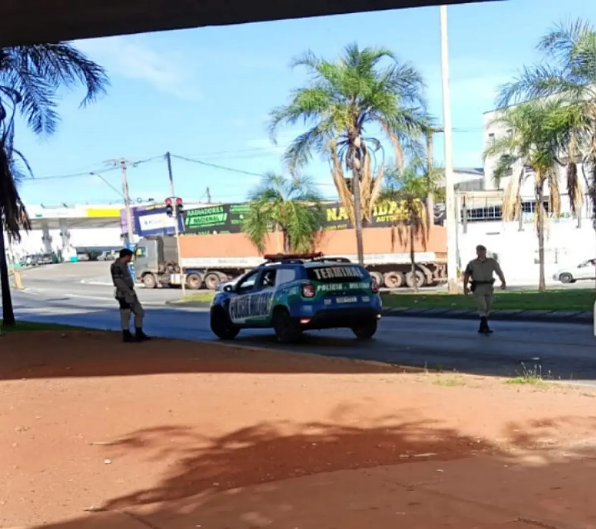 Imagem feita pela vítima