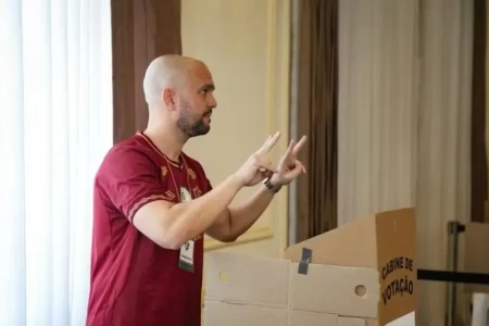 Mattheus Montenegro, candidato da situação à presidência do Fluminense