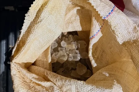 PM apreende cristais de garimpo ilegal avaliados em R$ 135 mil em Goiás; destino era a China