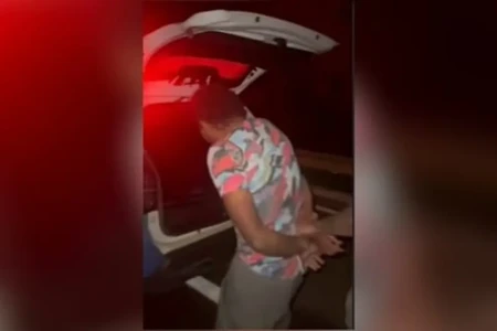 Imagem do homem preso