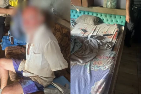 Imagem do homem preso