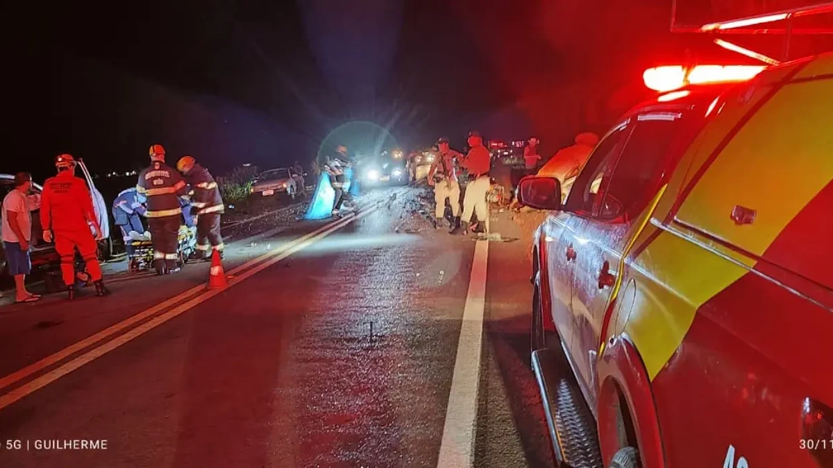 Imagem do local do acidente